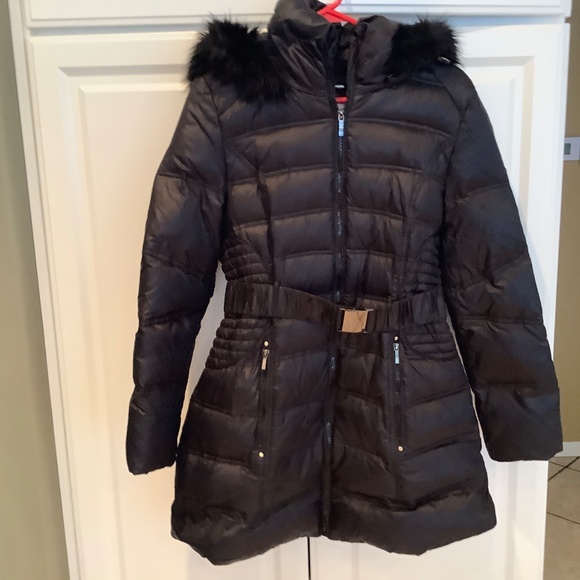 Women’s Down Black Coat Laundry Brand Size Large NWT - Picture 3 of 15